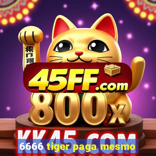 6666 tiger paga mesmo